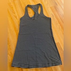 lululemon cool racerback black & white